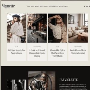 VIGNETTE - WordPress Blog Theme