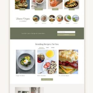 WordPress theme for food blogger